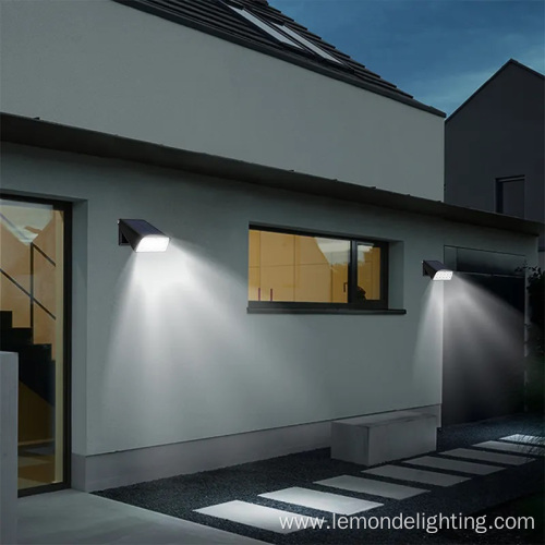 Outside Solar Garden Decorative Led Solar Wall Light